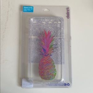 iPhone 6/7/8 PLUS pineapple case from claire’s